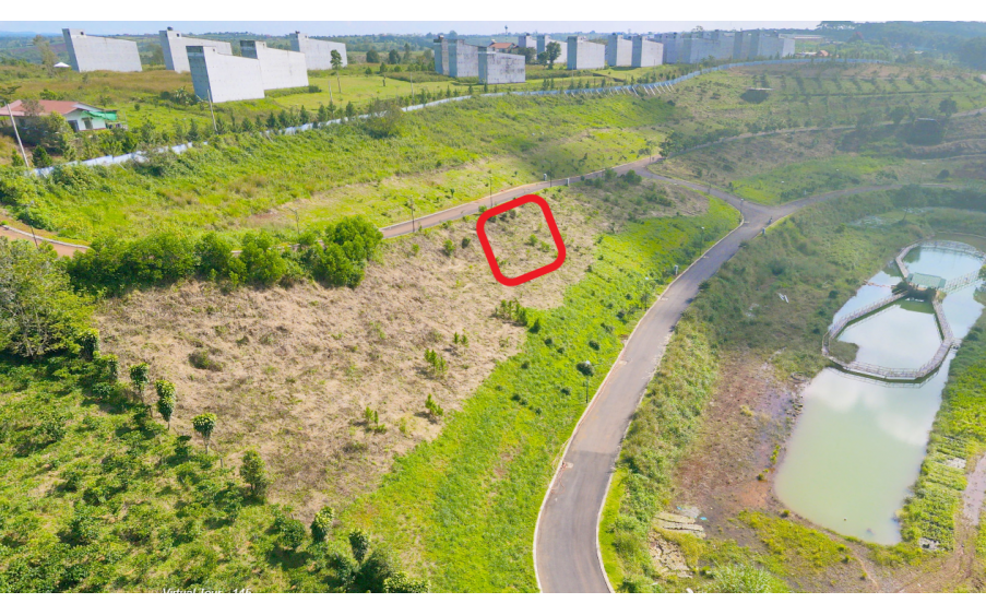 Siêu phẩm đất nền biệt thự đồi sinh thái nghỉ dưỡng128,4 m² tại P.2, TP. Bảo Lộc, trục đường 28m, View hồ bán nguyệt vô cực siêu đẹp