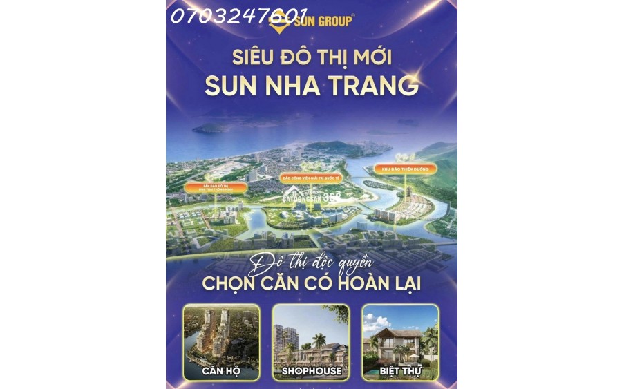 BÁN KHU ĐÔ THỊ SUNGRUP TẠI NHA TRANG