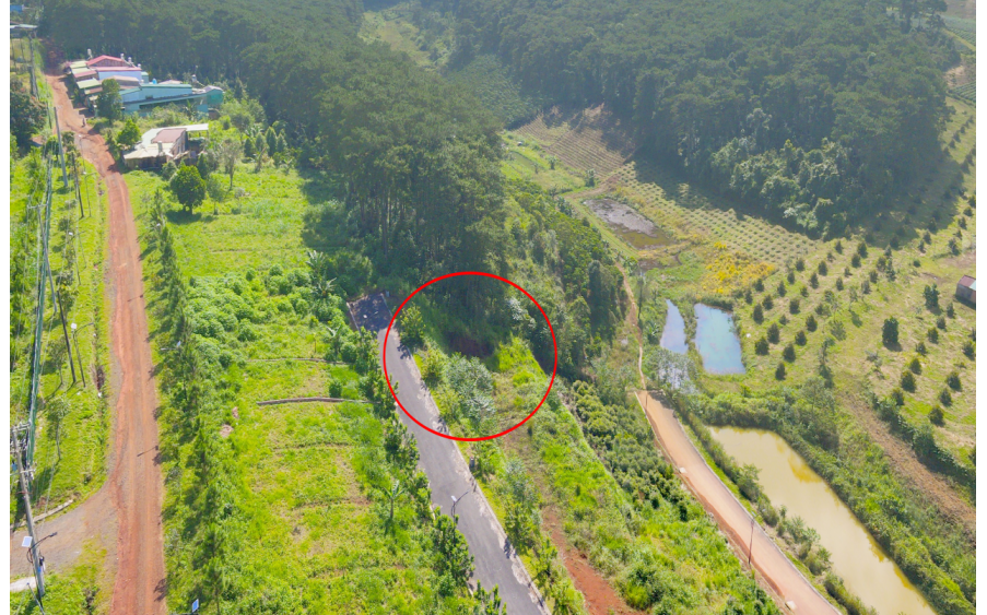 BÁN LÔ ĐẤT NỀN KHU NGHỈ DƯỠNG P2 BẢO LỘC, CÁCH NGÃ 5 ĐAMBRI 6 PHÚT ĐI XE