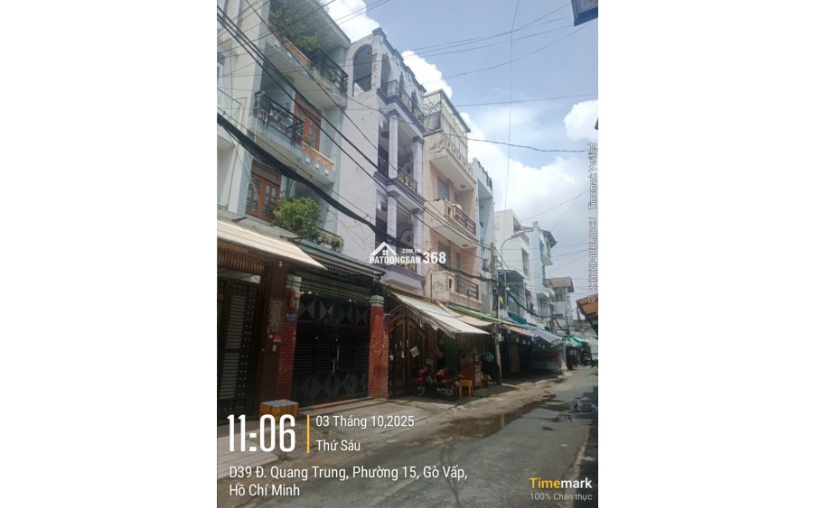 KHAN HIẾM! BÁN GẤP (4*24M) HXT 10M QUANG TRUNG P11, GIÁ CHỈ 9.8 TỶ TRỤC ĐƯỚNG THƯƠNG HIỆU SỐ 1 , GV