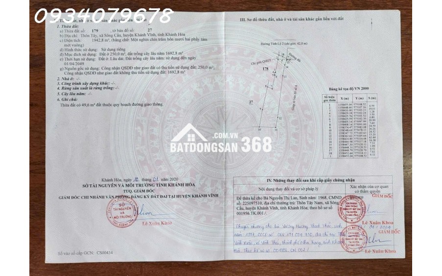 Sông cầu, khánh Vĩnh, Khánh Hòa
nhà mặt tiền tỉnh lộ 2 cần bán