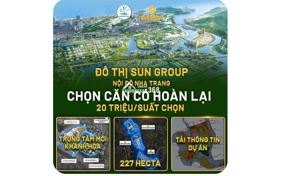 CHUẨN BỊ RA MÁT DỰ ÁN SUNGROUP TẠI NHA TRANG