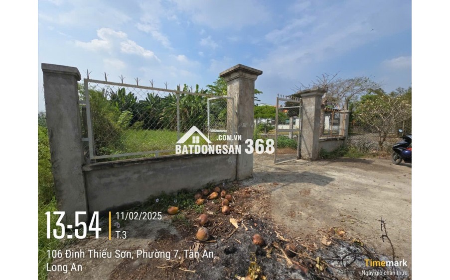 Chính chủ bán đất 1030m2 giá 7,2 tỷ, tp. Tân An, Long An