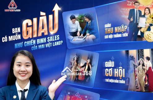 Mai Việt Land cần tuyển nhân viên kinh doanh / tư vấn dự án
