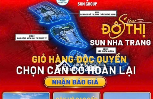 CĂN HỘ CAO CẤP SUN NHA TRANG SẮP SỬA MỞ BÁN