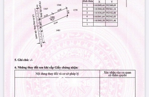 BÁN ĐẤT ĐẸP TRUNG TÂM THỊ TRẤN CẦN ĐƯỚC MẶT TIỀN ĐƯỜNG LỚN