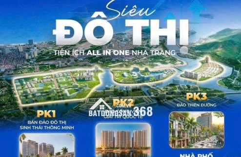 BÁN NHÀ LIỀN KỀ KHU ĐÔ THỊ HỖN HỢP SUNGROUP KHÁNH HÒA