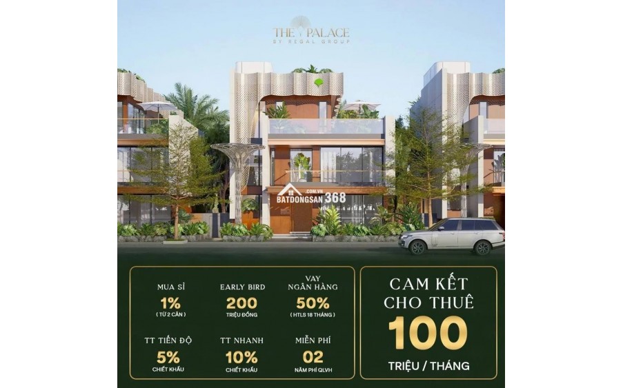 Sở hữu dinh thự The Palace Đà Nẵng chỉ từ 65tr/m2. Chỉ 22 căn Độc Bản