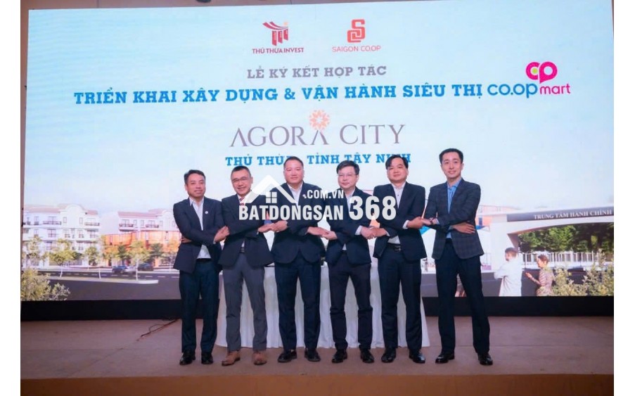 BÁN ĐẤT NỀN DỰ ÁN AGORA CITY MẶT TIỀN ĐT 818 NGAY TRUNG TÂM HÀNH CHÍNH THỦ THỪA  VÀ SIÊU THỊ