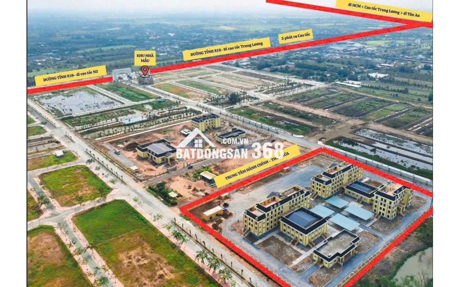 BÁN ĐẤT NỀN DỰ ÁN AGORA CITY MẶT TIỀN ĐT 818 NGAY TRUNG TÂM HÀNH CHÍNH THỦ THỪA  VÀ SIÊU THỊ