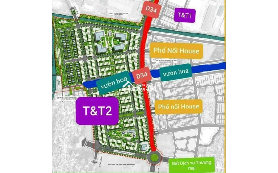 Bán đất đô thị Phố Nối House, Yên Mỹ, Hưng Yên.