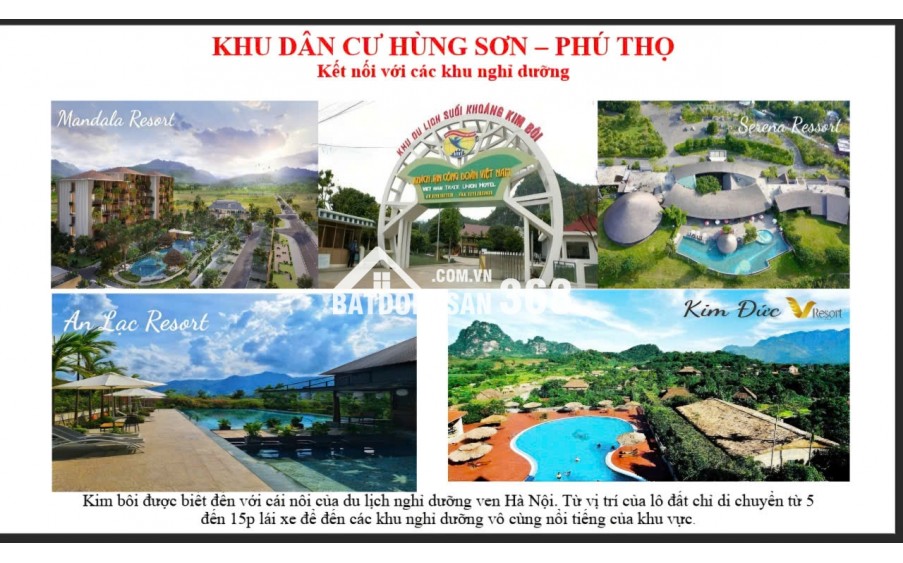  MUA 1 LÔ ĐẤT – TẶNG 1 LÔ LIỀN KỀ TẠI KIM BÔI, HÒA BÌNH   Giá chỉ từ 290 TRIỆU/LÔ – Sổ hồng riêng, xây dựng ngay!