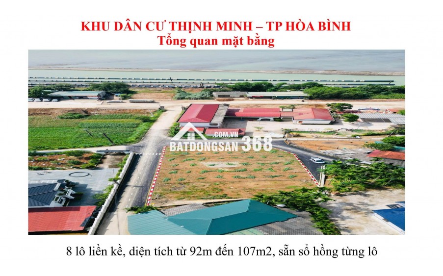 ĐẤT NỀN 2 MẶT TIỀN – VIEW SÔNG ĐÀ CỰC HIẾM TẠI TRUNG TÂM TP. HÒA BÌNH. Chỉ từ 6xx TRIỆU/LÔ