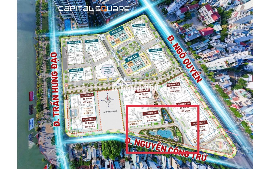 Sở hữu căn hộ ven sông Hàn từ 4 tỷ – Capital Square mở bán giới hạn