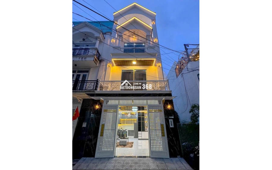 Bán ngôi nhà Hẻm Xe Hơi 7M - 4 Tầng - 5PN - Huỳnh Tấn Phát - Chỉ Nhỉnh 7T