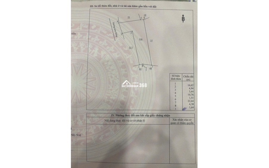 Bán nhà cấp 4 - P. Hiệp Hoà-0909808615