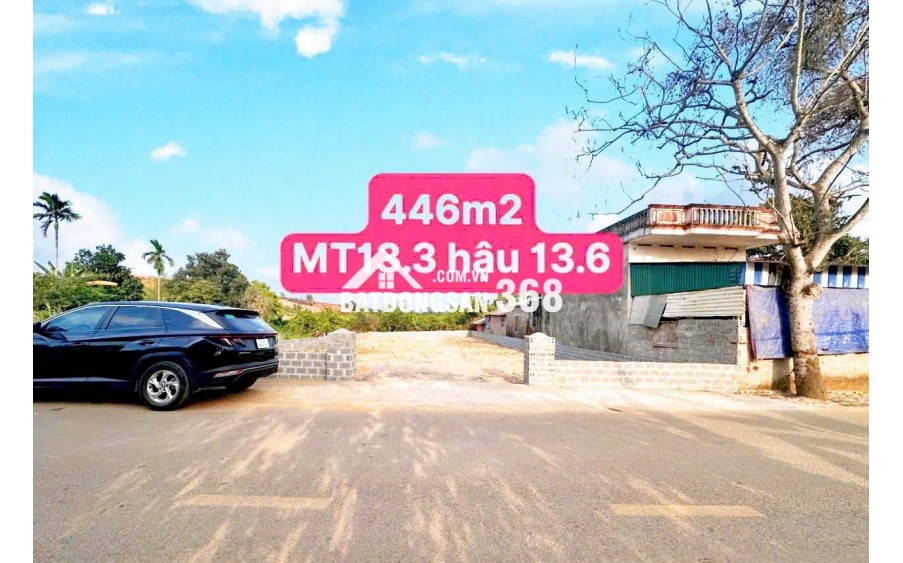 Siêu phẩm cho bác nào muốn xây biệt thự, hoặc nhà xưởng  tại Đồng Vàng - Phú Mãn - Quốc Oai - Diện tích : 451m2  giá 16tr/m