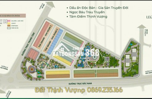 Nhận booking LEGACY 89 ( CĐT Hưng Hải ) Vị Trí độc đắc Nhất Phường Mỹ Hào, Hưng Yên