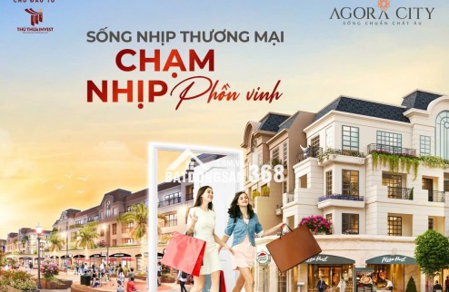 BÁN ĐẤT NỀN DỰ ÁN AGORA CITY MẶT TIỀN ĐT 818 NGAY TRUNG TÂM HÀNH CHÍNH THỦ THỪA LONG AN