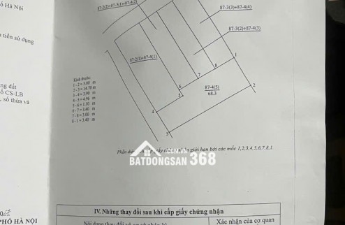 Bán nhà cấp 4 Đức Giang, Mặt ngõ ô tô thông, Sân rộng để được ô tô . tiện ích ngập tràn. Gía chỉ 10x tỷ ( có tl )