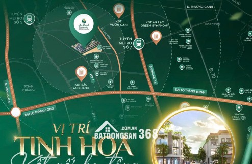  VỊ TRÍ TINH HOA - KẾT NỐI HẠ TẦNG BỨT PHÁ  Tâm điểm sống xanh & đầu tư bền vững tại Bắc An Khánh 