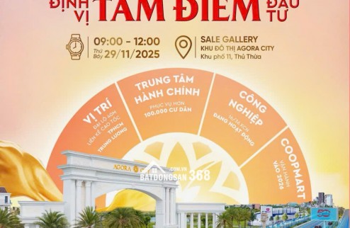 Chỉ 600 triệu sở hữu sổ hồng tên mình & nhà phố 7m x 16m xây 4 tầng tại AGORA CITY. VŨ 0933910039