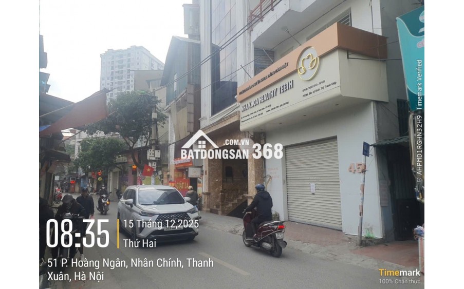 Lô góc MP Hoàng Ngân, lõi Thanh Xuân, 68m2, 4T, MT 5.5m, KD sầm uất, hiếm rẻ nhất Hà Nội 2025