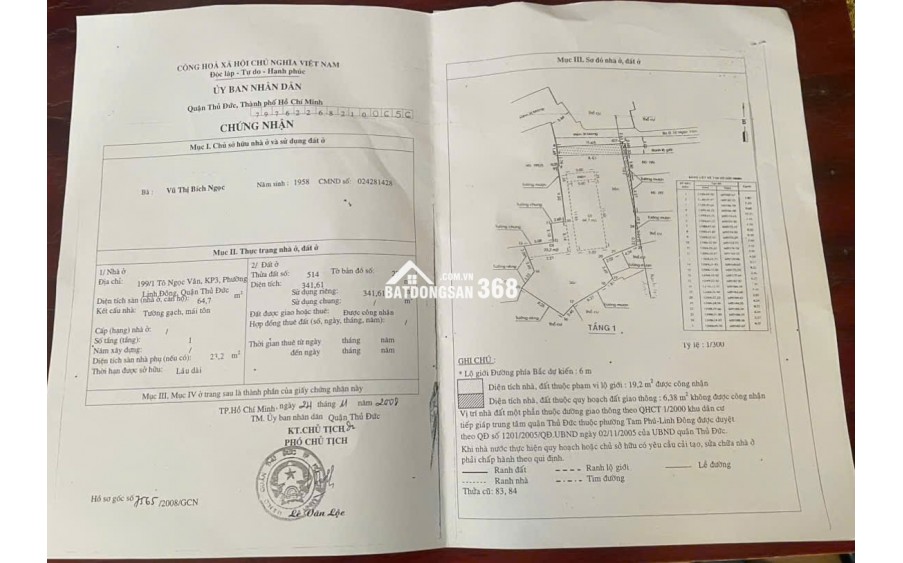 Cần bán gấp nhà đất số 199/1 Tô Ngọc Vân, TP Thủ Đức, DT 341.6m2