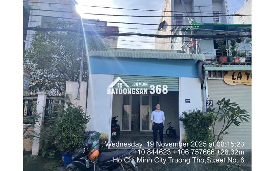 Bán nhà mặt tiền 37D Đường Số 8 P. Trường Thọ TP Thủ Đức