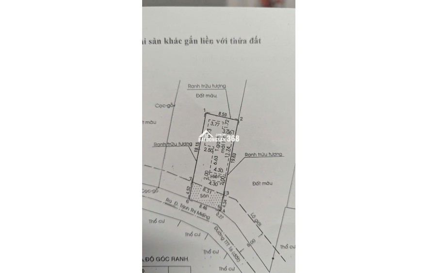 Bán nhà và đất 200m2 mặt tiền đường lớn xã Thới Tam Thôn Hóc Môn