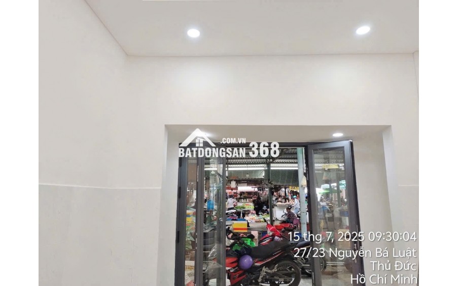 CHO THUÊ NHÀ NGUYÊN CĂN  54.1m2, GẦN ĐƯỜNG CHỢ, GẦN ĐƯỜNG LỚN