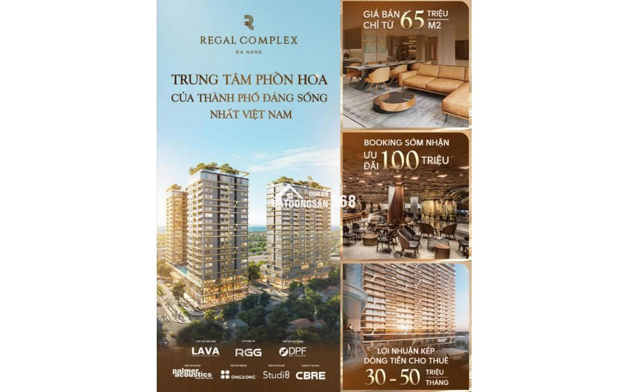 Mở bán căn hộ 6 sao toà Mira - Dự án Regal Complex Đà Nẵng