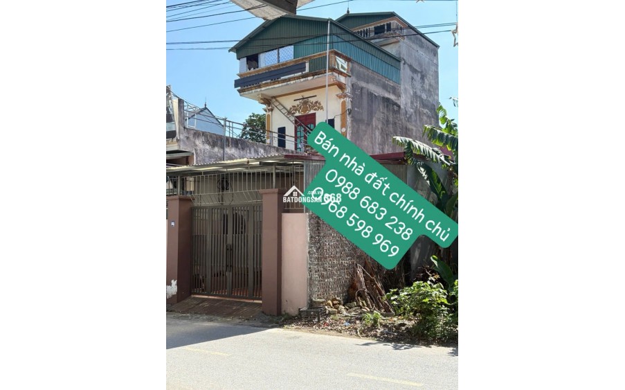 BÁN NHÀ ĐẤT - 80 Nội Phật, Mai Đình, Sóc Sơn trục đường chính liên xã DT 110m GIÁ Nhỉnh 5,6xx tỷ