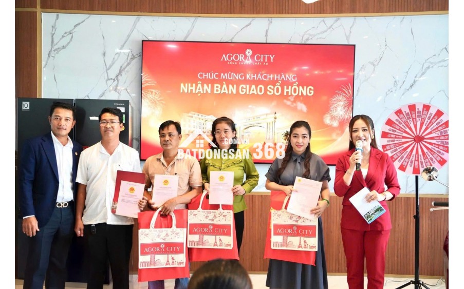 SIÊU PHẨM AGORA CITY 1 NỀN DUY NHẤT 6x18 GIÁ CHỈ 1 TỶ 9 (FULL THỔ FULL SỔ) Mr.nghĩa 0938230002