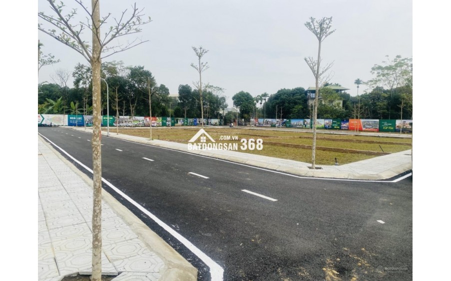 Bán đất Hoà Lạc, Quốc Oai, gần Quốc Lộ 21, kết nối giao thông vàng, full thổ cư, sổ đỏ GD luôn