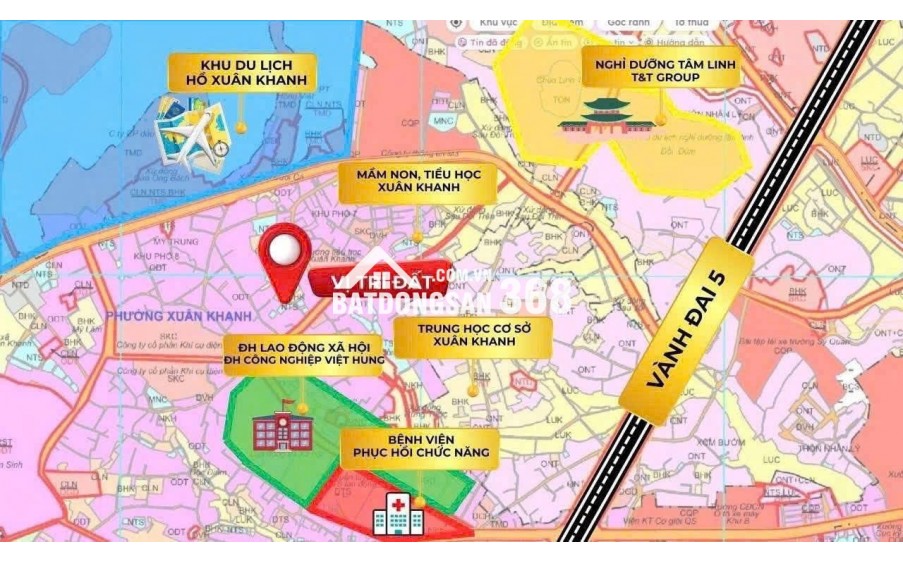 Bán đất ở Thị xã Sơn Tây gần trường học, khu công nghiệp giá rẻ