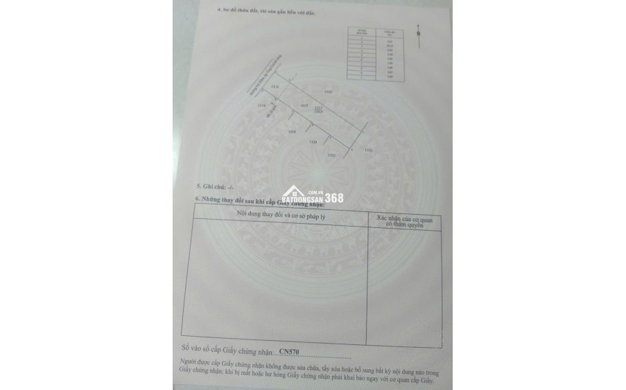 Bán đất xã Tân Trung, Thị xã Gò Công, Tiền Giang, Chính chủ, DT 192m², Giá 1,8tỷ