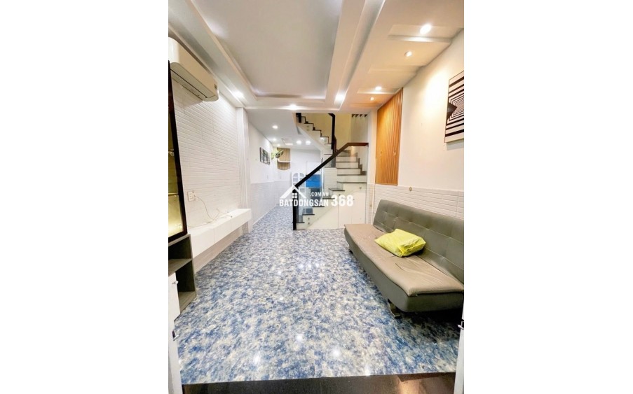 HẺM THÔNG PHAN VĂN TRỊ P.11 BÌNH THẠNH - 30M RA MẶT TIỀN - 4 TẦNG BTCT 5PN MỚI ĐẸP - DT 36M² (3.6x10) - SD 140M² SỔ A4 - CHỈ 6.x TỶ.