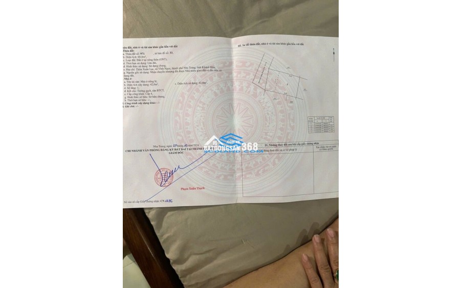 BÁN NHÀ CẤP 4  2 PHÒNG NGỦ HẺM 505 LƯƠNG ĐỊNH CỦA NHA TRANG GIÁ TỐT 1 TỶ 8