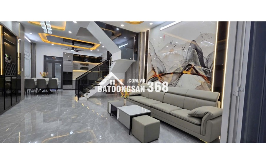 Bán nhà mới xây hẻm 1716 Huỳnh Tấn Phát, Nhà Bè, DT 5x12m, 3 lầu. Giá 5,55tỷ