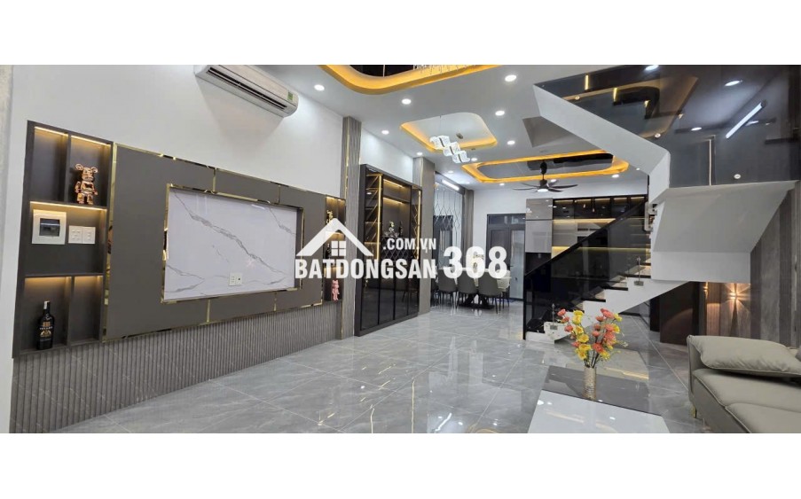 Bán nhà mới xây hẻm 1716 Huỳnh Tấn Phát, Nhà Bè, DT 5x12m, 3 lầu. Giá 5,55tỷ