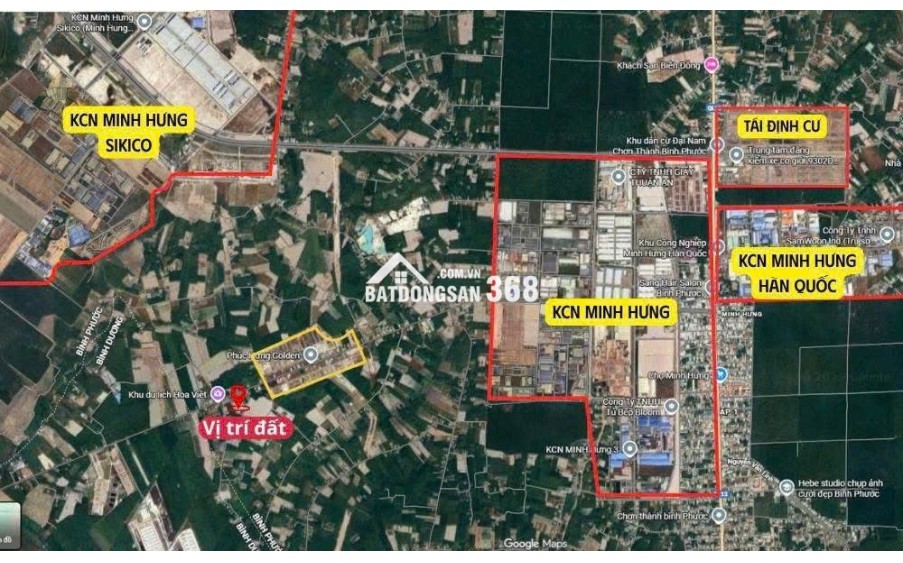 Chỉ 595 triệu – Sở hữu ngay lô đất trong lòng KCN Minh Hưng 3 – Cọc 50tr nhận ưu đãi 20 triệu!