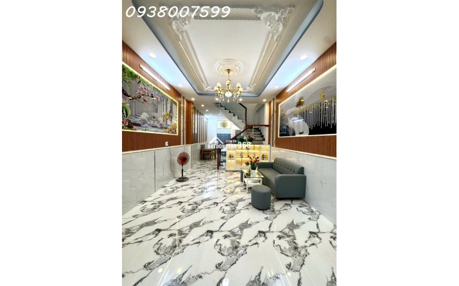 NHÀ BÁN GẤP GIẢM 400 TRIỆU. SÁT VÁCH QUẬN 7  - NHÀ MỚI Ở NGAY (4x15m) VUÔNG VỨC, TẶNG FULL NỘI THẤT - SỔ HỒNG HOÀN CÔNG, CÔNG CHỨNG NGAY - 5.5 TỶ