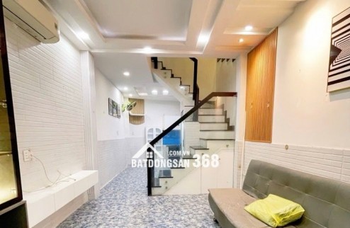 HẺM THÔNG PHAN VĂN TRỊ P.11 BÌNH THẠNH - 30M RA MẶT TIỀN - 4 TẦNG BTCT 5PN MỚI ĐẸP - DT 36M² (3.6x10) - SD 140M² SỔ A4 - CHỈ 6.x TỶ.