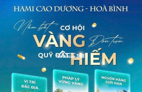  LÔ GÓC 2 MẶT TIỀN – GIÁ CHỈ 4XX TRIỆU Tại Cao Dương, Phú Thọ (Lương Sơn, Hòa Bình)