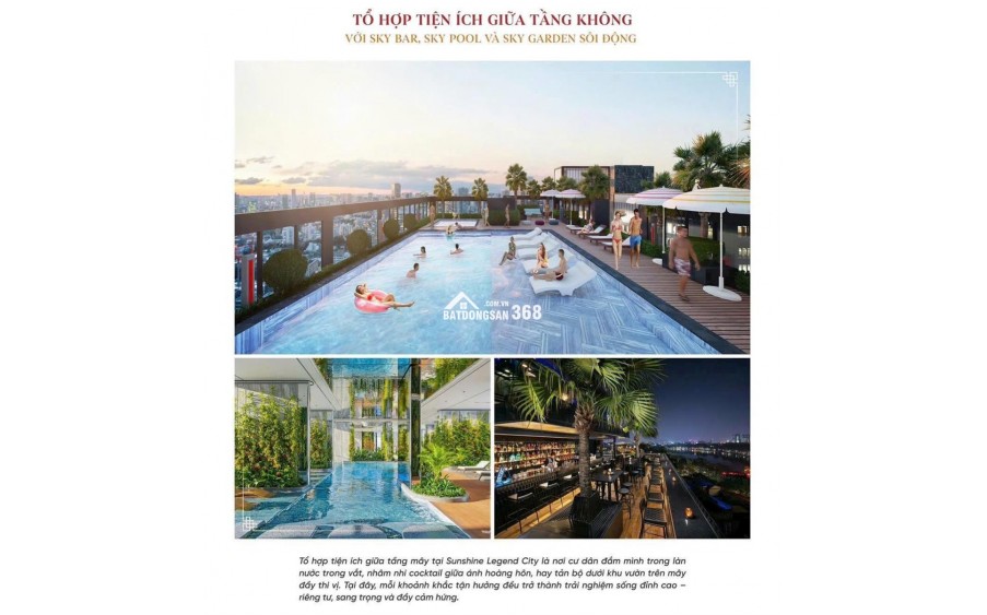 Bán căn hộ 2N cao cấp giá chỉ 6x tại SUNSHINE LEGEND CITY