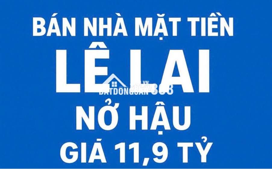 Bán nhà MT Lê Lai P12 Tân Bình nhà nở hậu 1 trệt 3 lầu 1 sân thượng