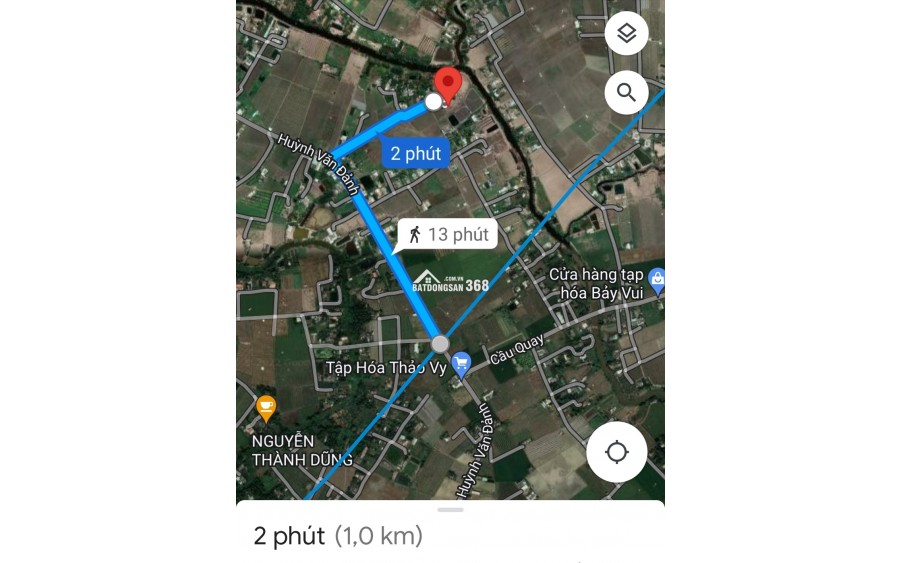 Bán gấp lô đất thổ lúa gần Quốc Lộ 50B hạ giá 6 tỷ