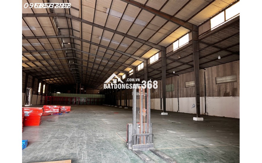 Cho thuê xưởng 2.800m² tại Bến Cát Bình Dương – sân container rộng, điện 250KVA