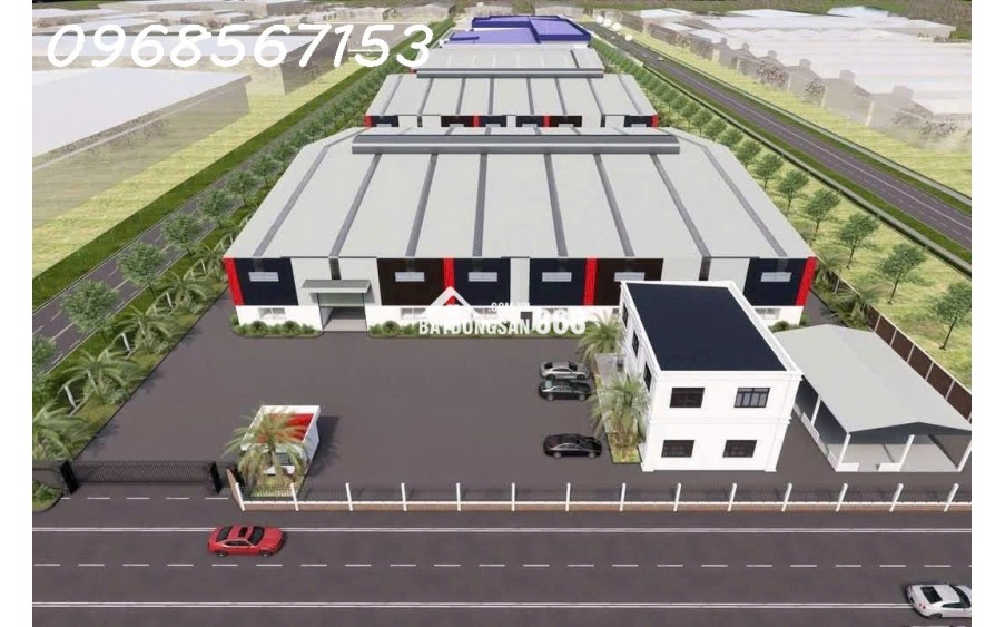 Cho thuê cụm kho xưởng 11.000m² mới xây – Bàu Bàng / Bến Cát – điện 1.000KVA
